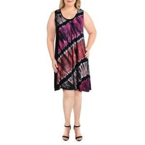 new WD-NY SLEEVELESS TIE-DYE CASUAL DRESS size XS $68
